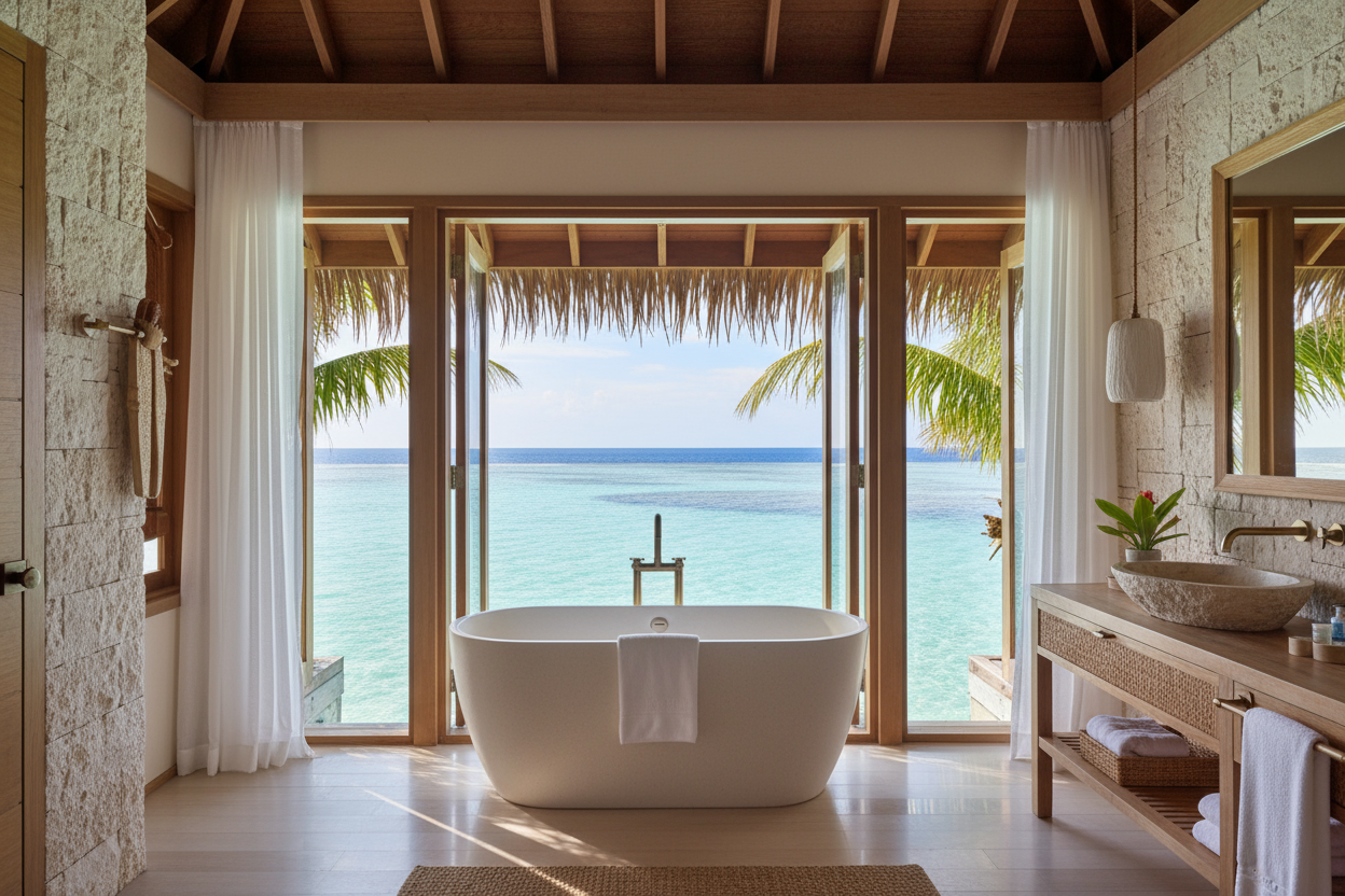 ISLAND BATHROOM DECOR