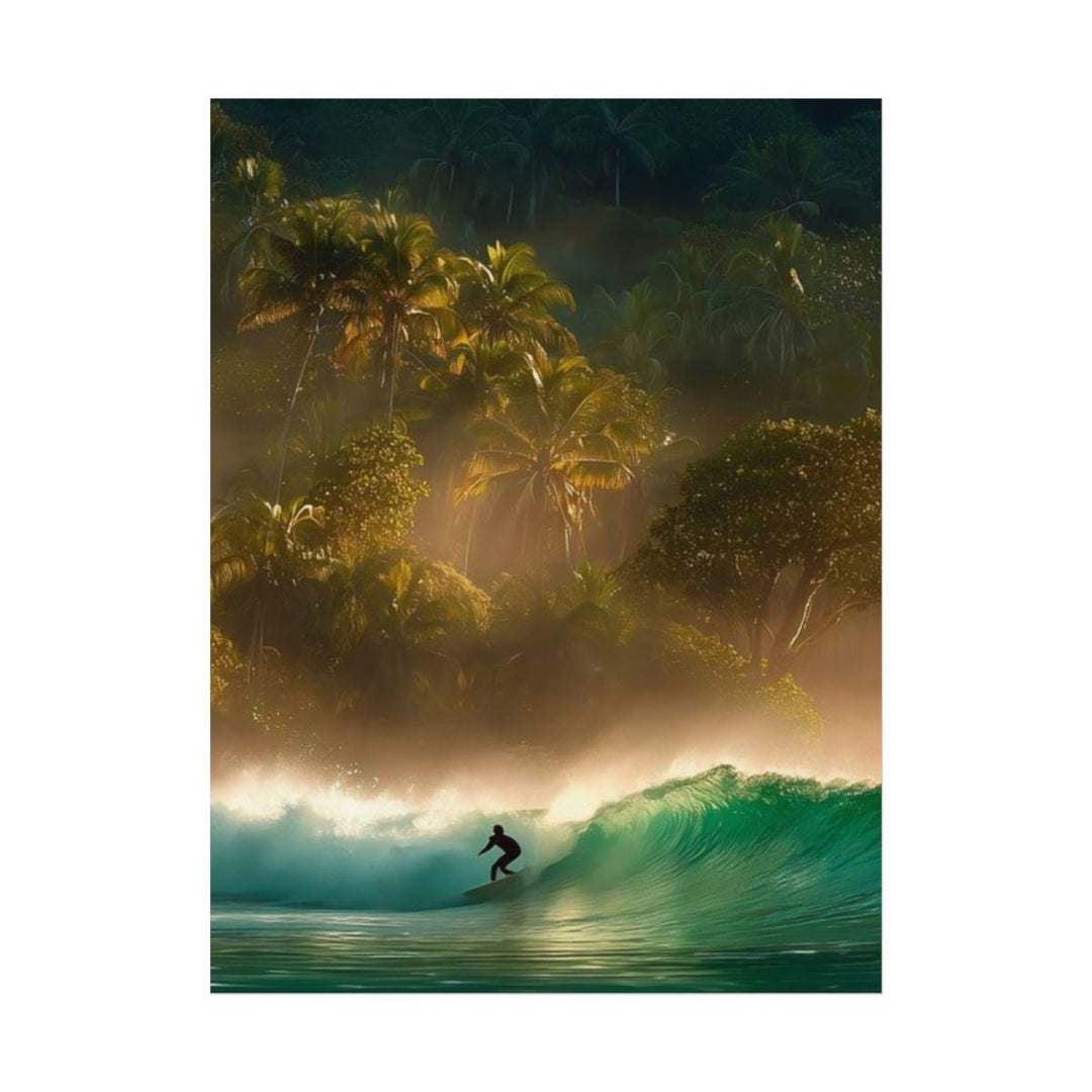 "Out Of Office" Tropical Surf Fine Art Print