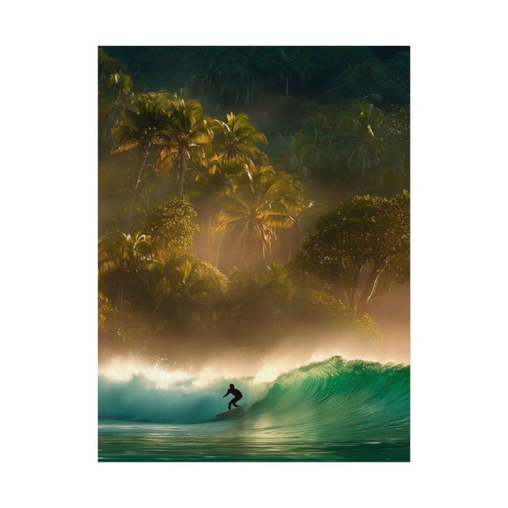 "Out Of Office" Tropical Surf Fine Art Print