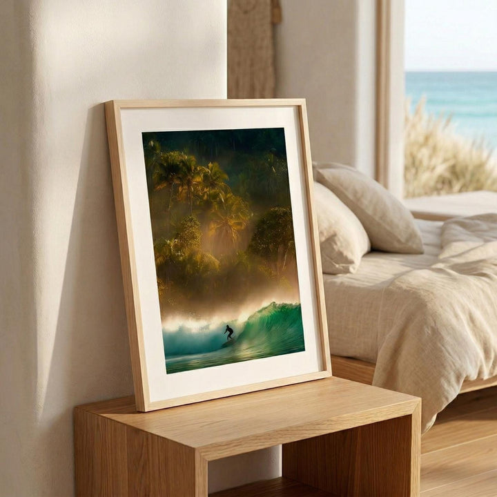"Out Of Office" Tropical Surf Fine Art Print