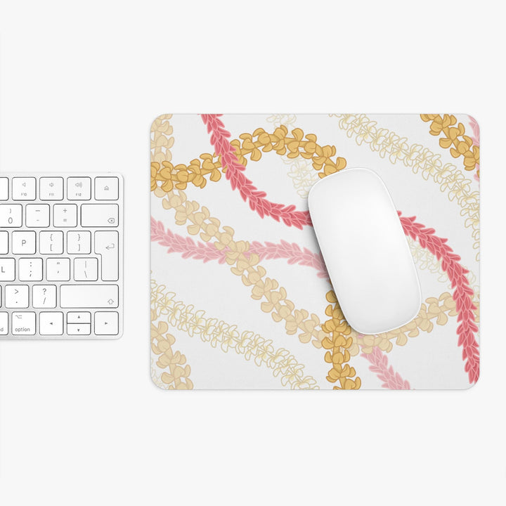 Floral Lei Mouse Pad - Soft Neoprene Wrist Support