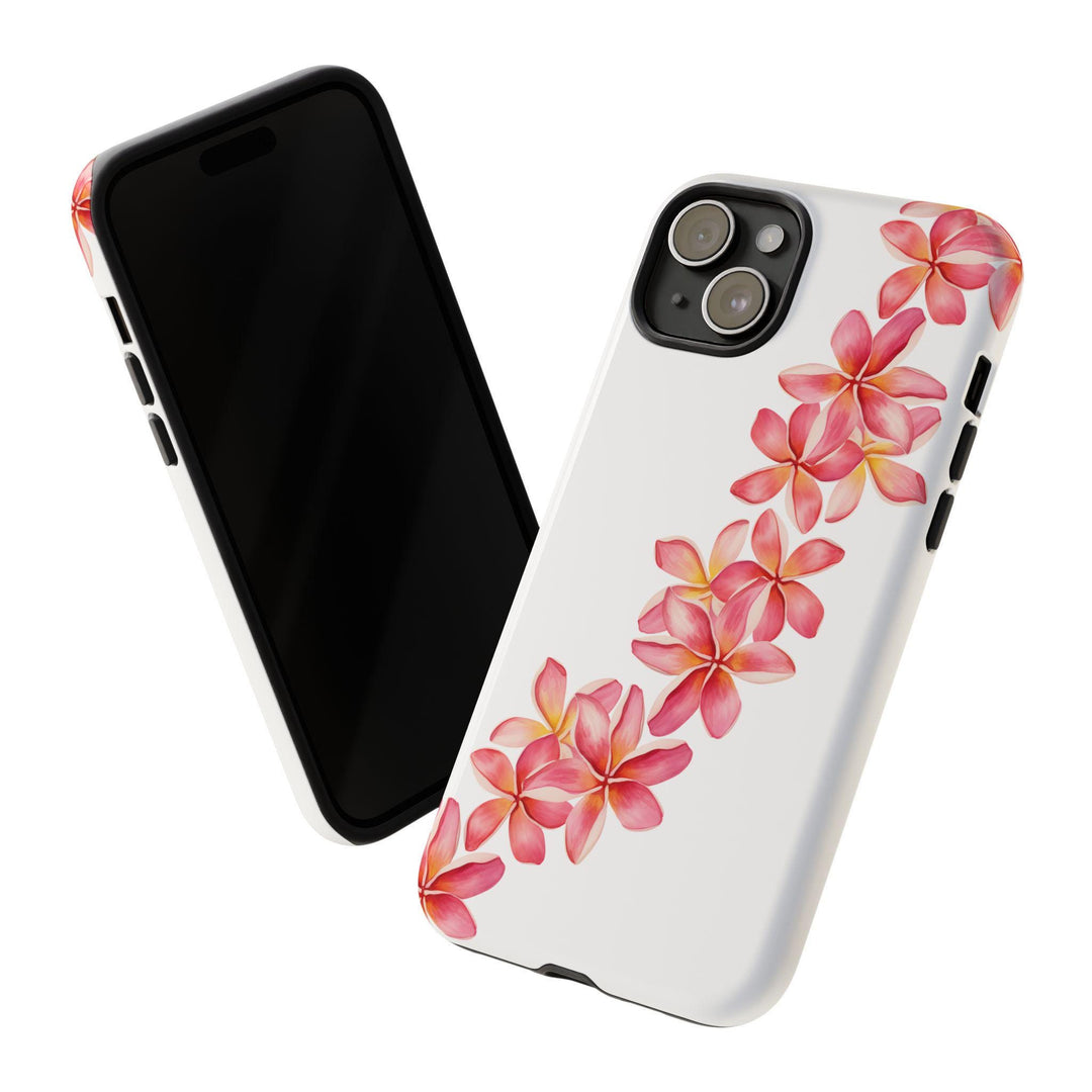 Hawaiian Flower Lei Case – Tough Dual-Layer Phone Case With Wireless Charging