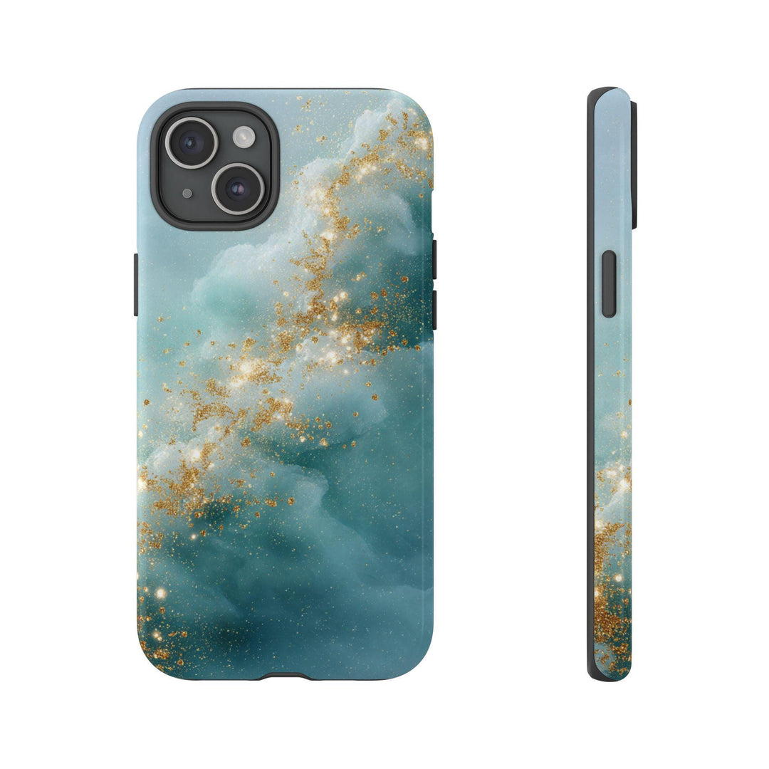 Tough Dual Layer Phone Case | Abstract Ocean Art for iPhone & Samsung
