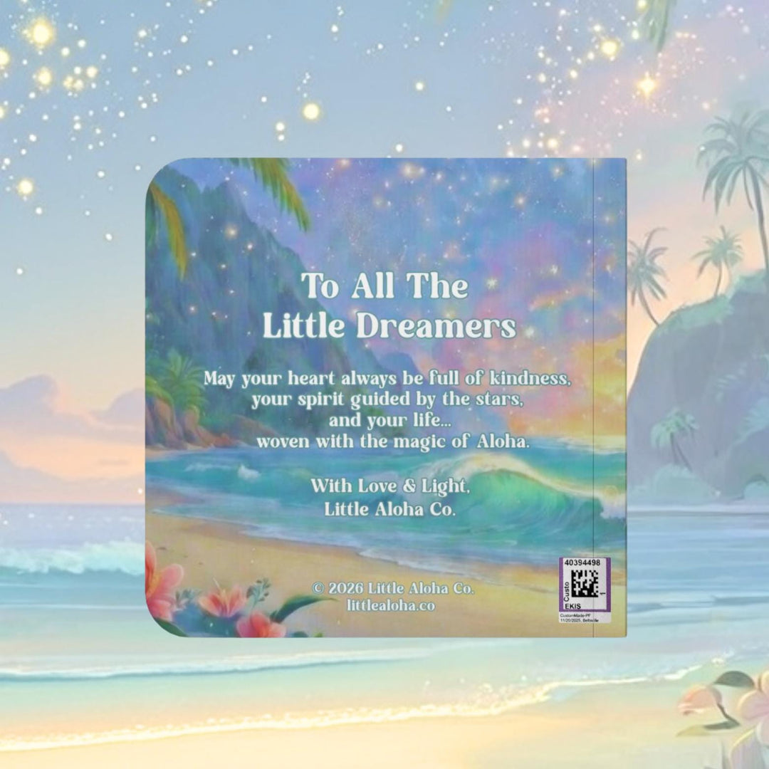 Personalised Little Aloha Board Book – Hawaiian Mindfulness Story for children of all ages, first birthday, toddlers, christening gift