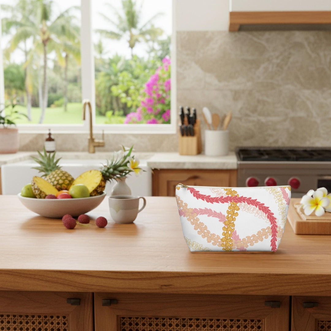 Hawaiian Lei Accessory Bag – Bridesmaid Gift, Travel & Makeup Pouch