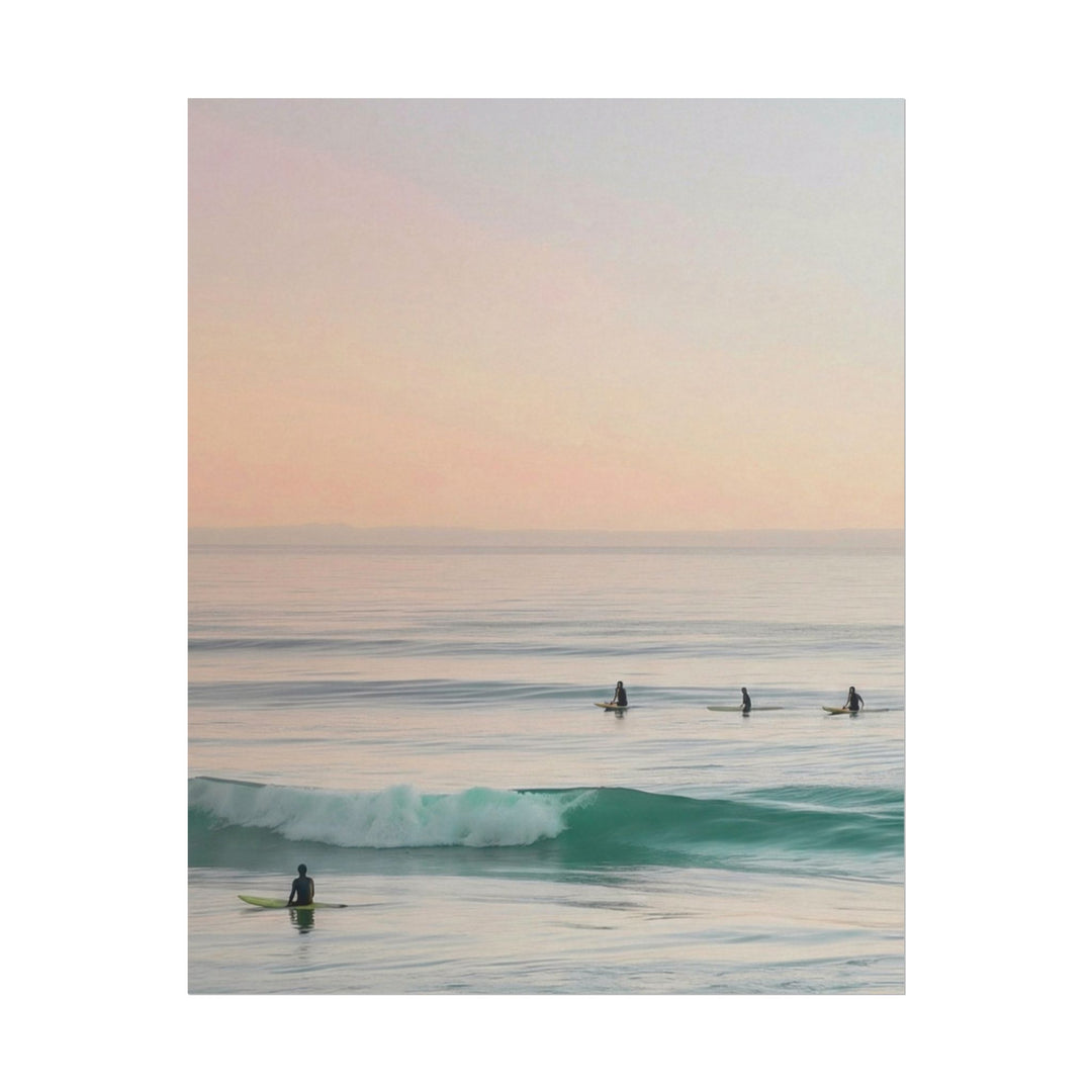 "A Moment in Time" Minimalist Surf Photography Print | Coastal Ocean Wall Art