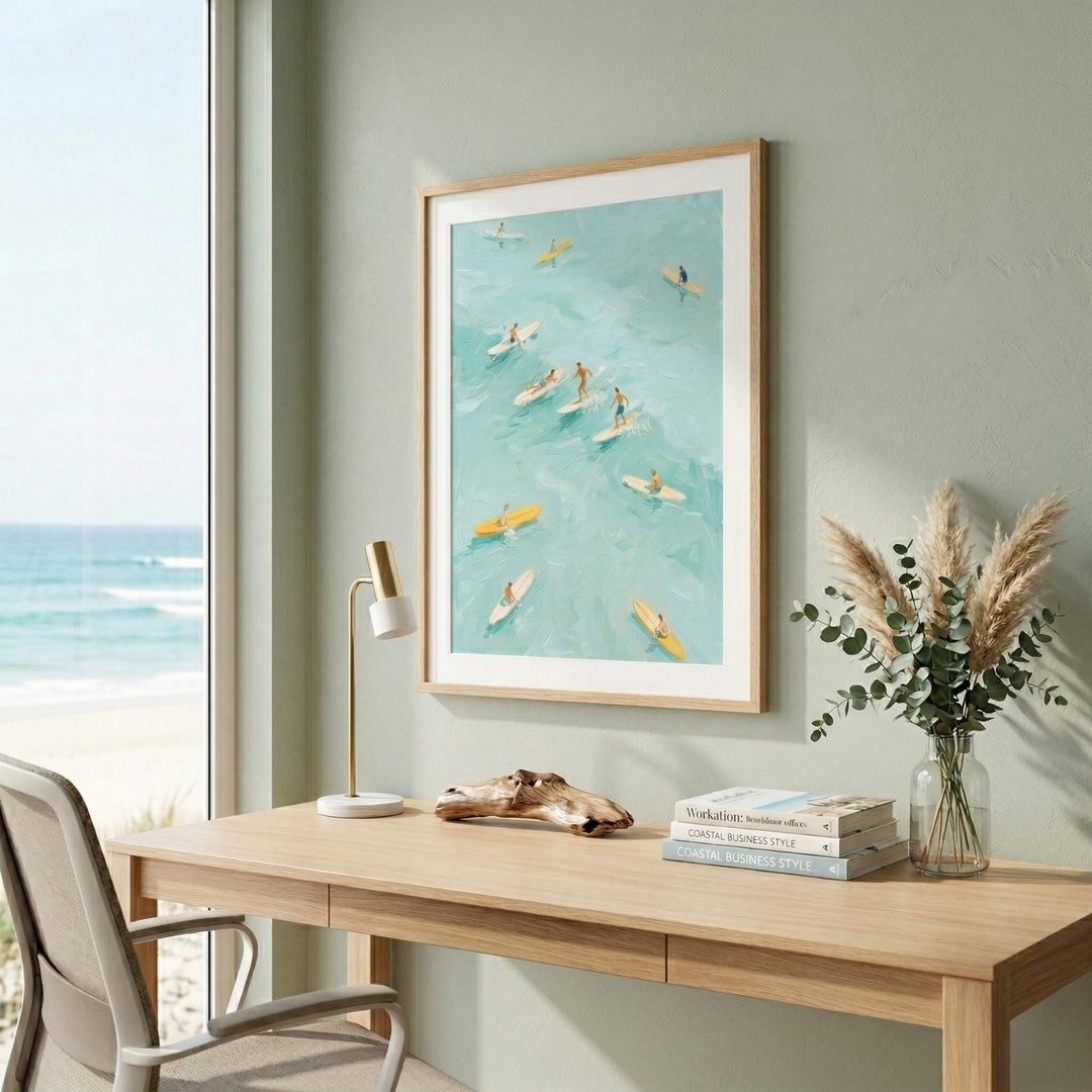 "Sunday Sessions" Coastal Wall Art