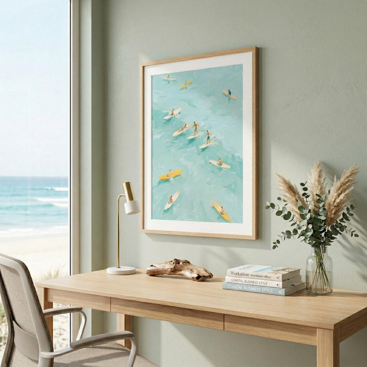"Sunday Sessions" Coastal Wall Art