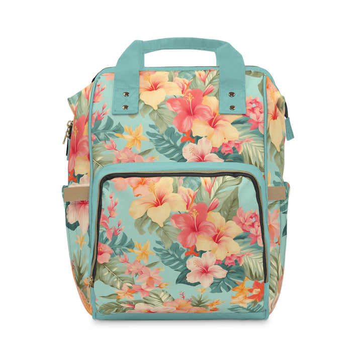 Hawaiian Diaper Bag, Diaper Backpack with Adjustable Shoulder Straps