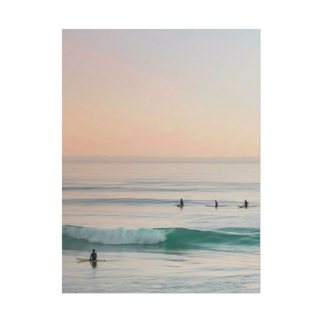 "A Moment in Time" Minimalist Surf Photography Print | Coastal Ocean Wall Art