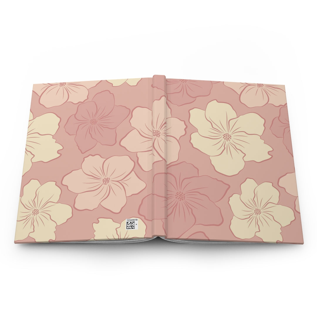 Vintage Floral Hardcover Journal | 150 Lined Pages & Hawaiian Style Notebook