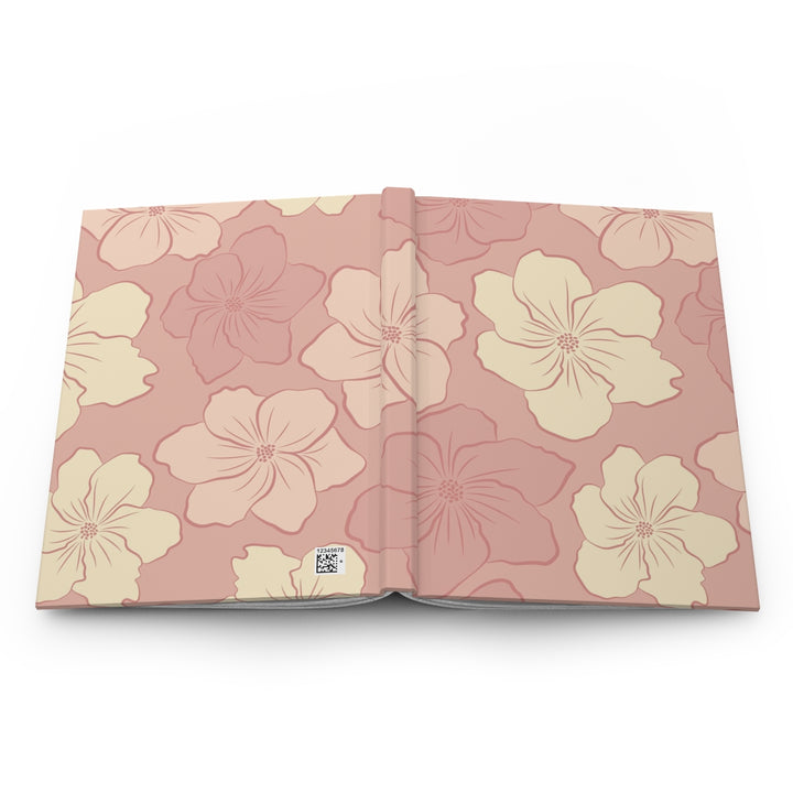 Vintage Floral Hardcover Journal | 150 Lined Pages & Hawaiian Style Notebook