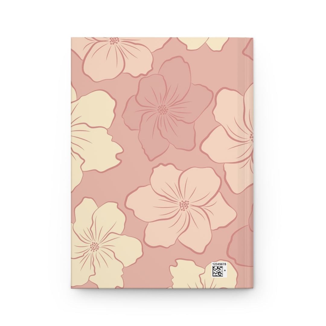 Vintage Floral Hardcover Journal | 150 Lined Pages & Hawaiian Style Notebook