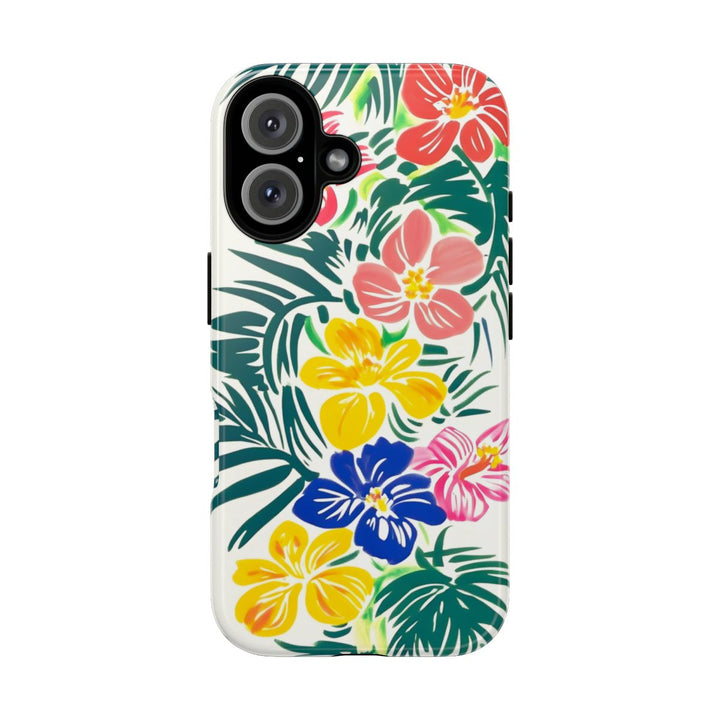 Tough Phone Case | Hawaiian Floral Hibiscus Print for iPhone & Samsung