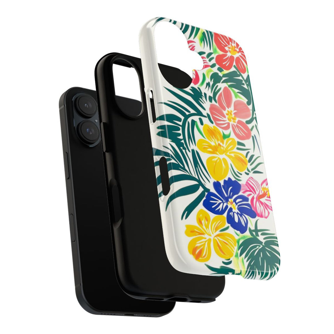 Tough Phone Case | Hawaiian Floral Hibiscus Print for iPhone & Samsung