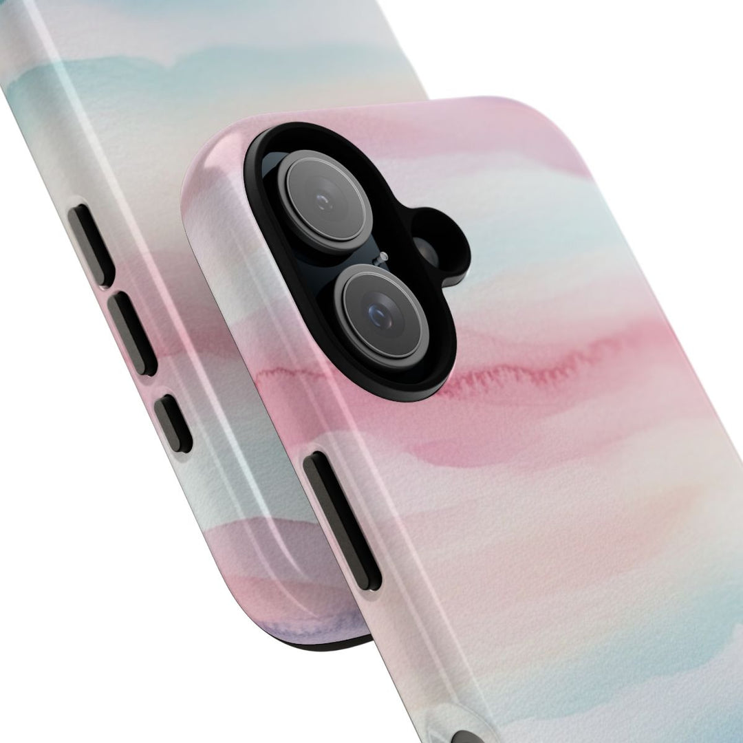 Tough Dual Layer Phone Case | Minimalist Ocean Surf Print for iPhone & Samsung