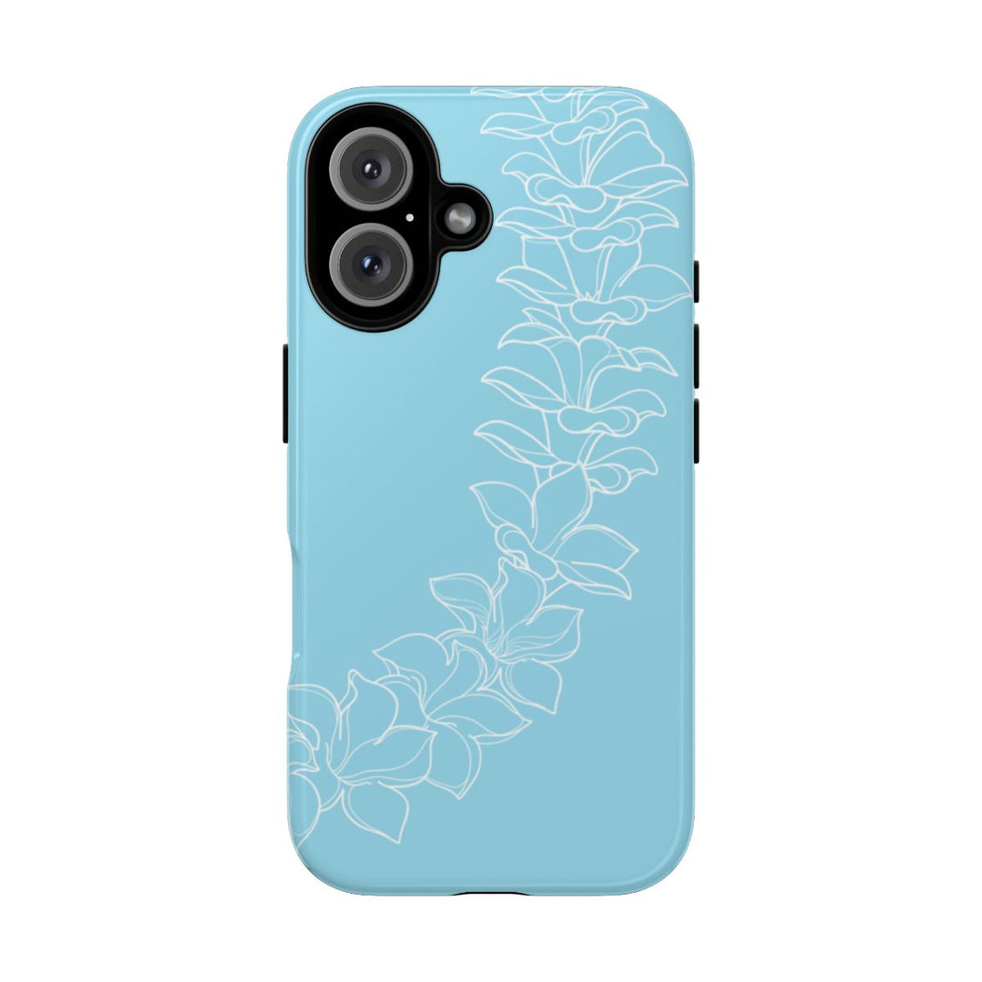 Tough Dual Layer Phone Case | Hawaiian Flower Lei Design for iPhone & Samsung