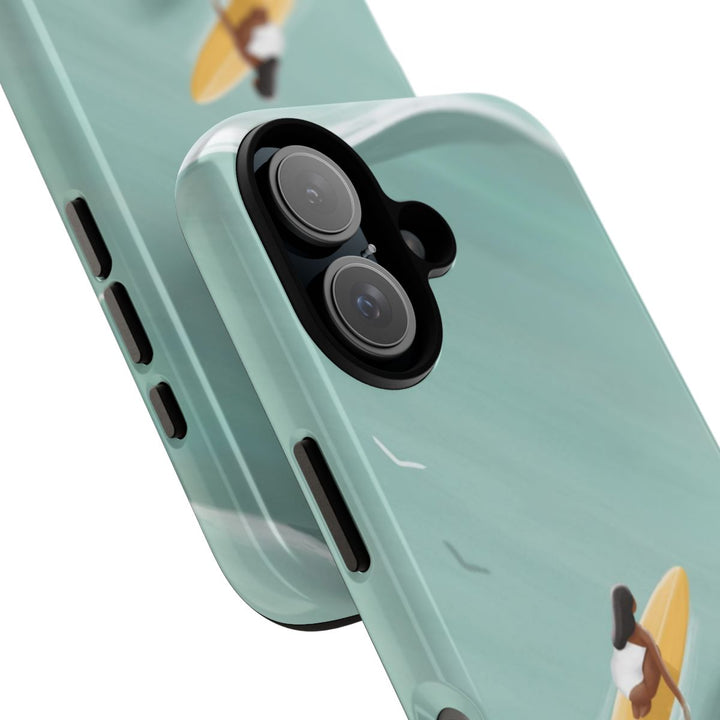 Tough Dual Layer Phone Case | Surfer Girls Boho Design for iPhone & Samsung