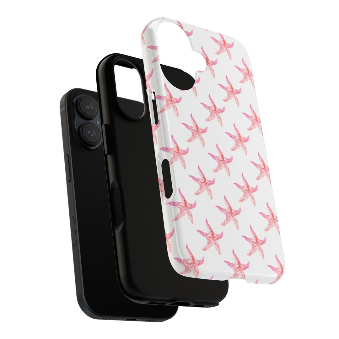 Tough Dual Layer Phone Case | Starfish Ocean Beach Design for iPhone & Samsung