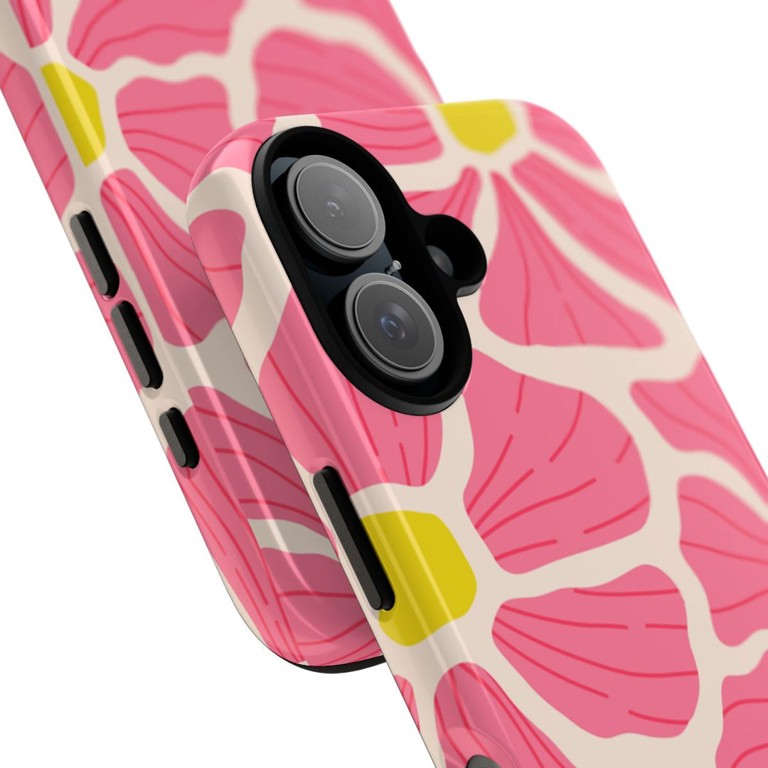Tough Dual Layer Phone Case | Hawaiian Floral Pattern for iPhone & Samsung