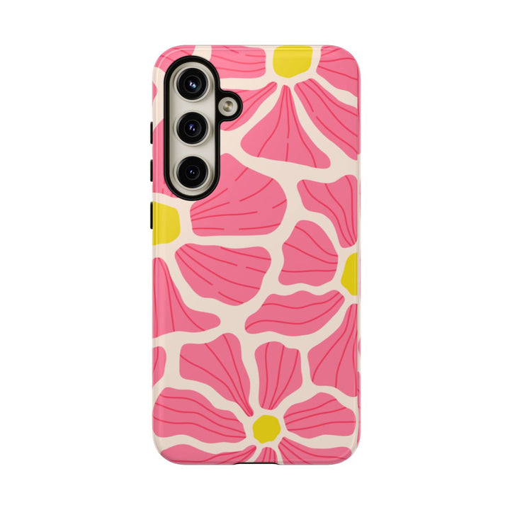 Tough Dual Layer Phone Case | Hawaiian Floral Pattern for iPhone & Samsung