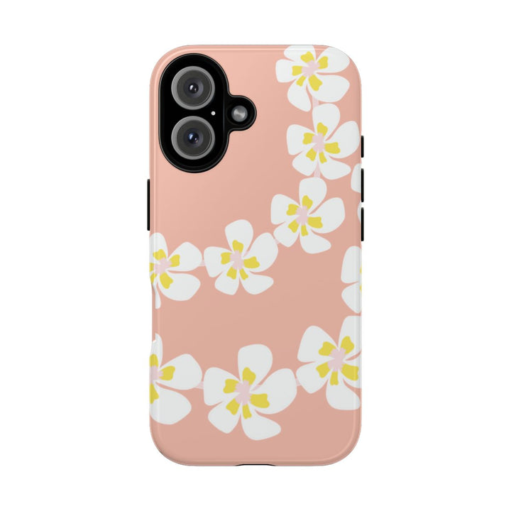 Tough Dual Layer Mobile Cover | Hawaiian Flower Lei Design for iPhone & Samsung