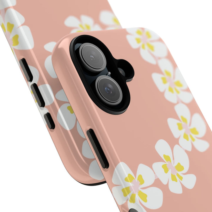 Tough Dual Layer Mobile Cover | Hawaiian Flower Lei Design for iPhone & Samsung