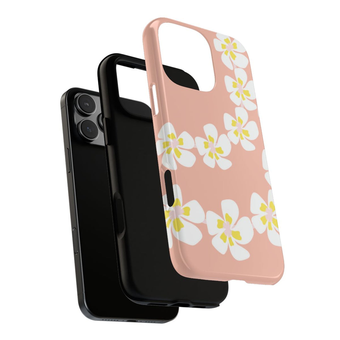 Tough Dual Layer Mobile Cover | Hawaiian Flower Lei Design for iPhone & Samsung