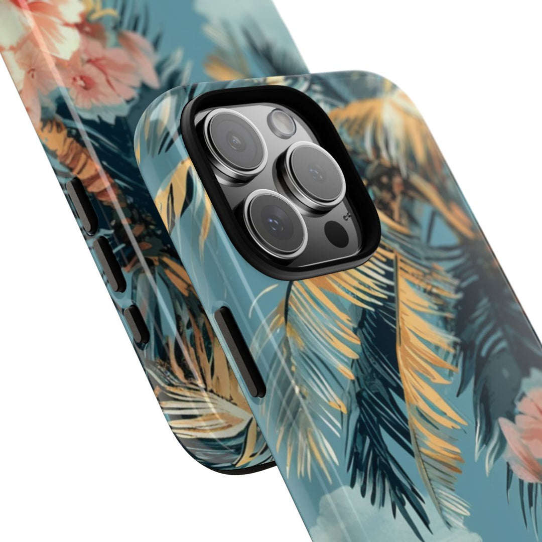 Tough Dual Layer Phone Case | Vintage Hawaiian Print for iPhone & Samsung