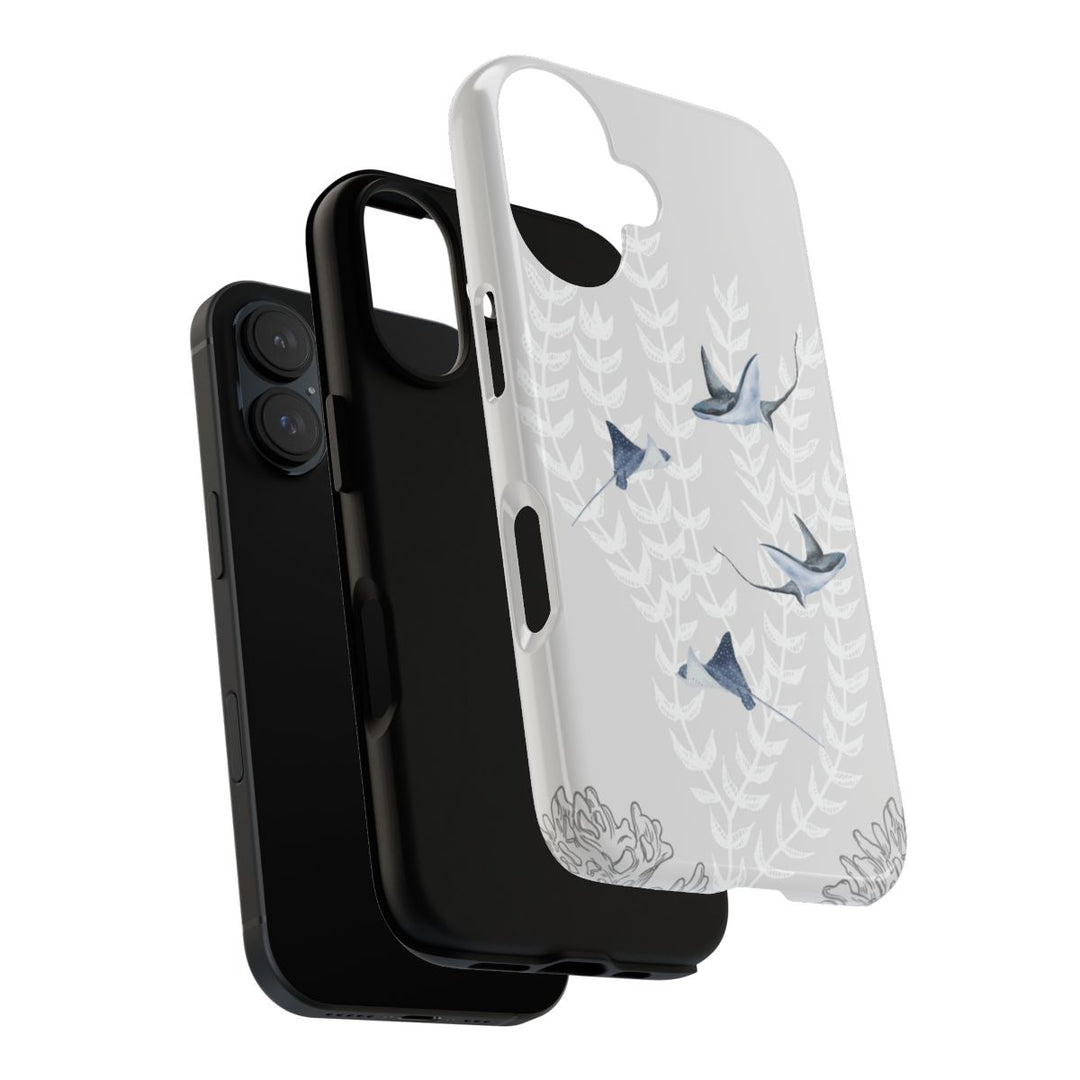 Tough Dual Layer Phone Case | Ocean Wildlife Design for iPhone & Samsung