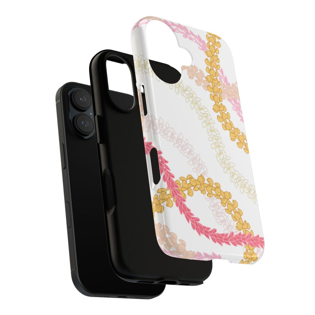 Hawaiian Flower Phone Case - Durable Dual Layer Protection | Floral Tropical Cover