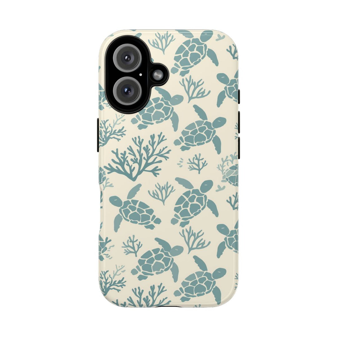 Tough Dual Layer Phone Case | Sea Turtle Ocean Wildlife for iPhone & Samsung