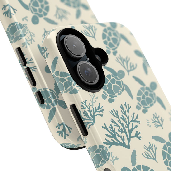 Tough Dual Layer Phone Case | Sea Turtle Ocean Wildlife for iPhone & Samsung
