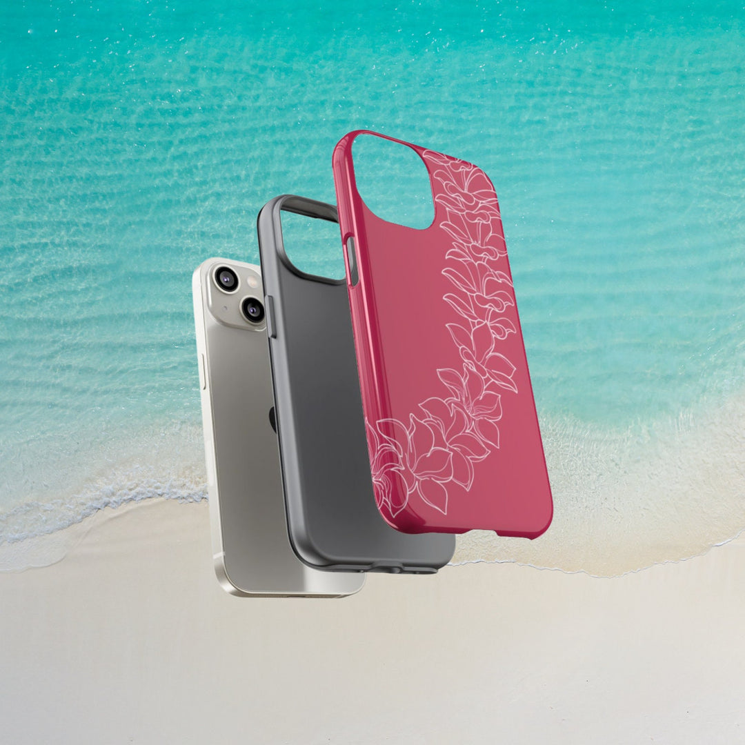 Hawaiian Flower Phone Case – Tough Floral Phone Cover With Durable Protection