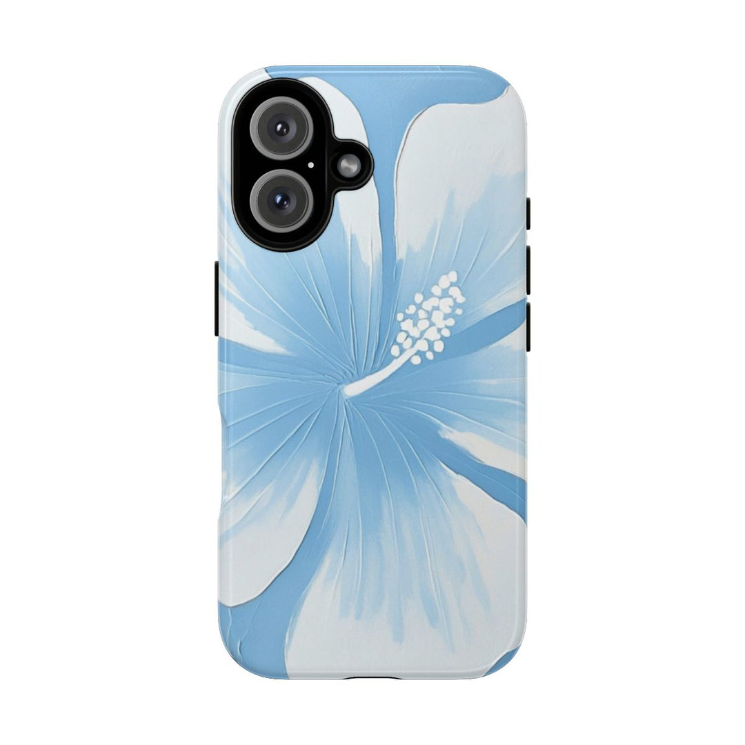 Tough Dual Layer Phone Case | Abstract Hibiscus Design for iPhone & Samsung