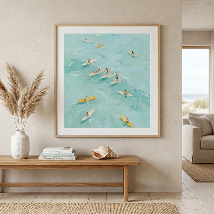 "Sunday Sessions" Coastal Wall Art