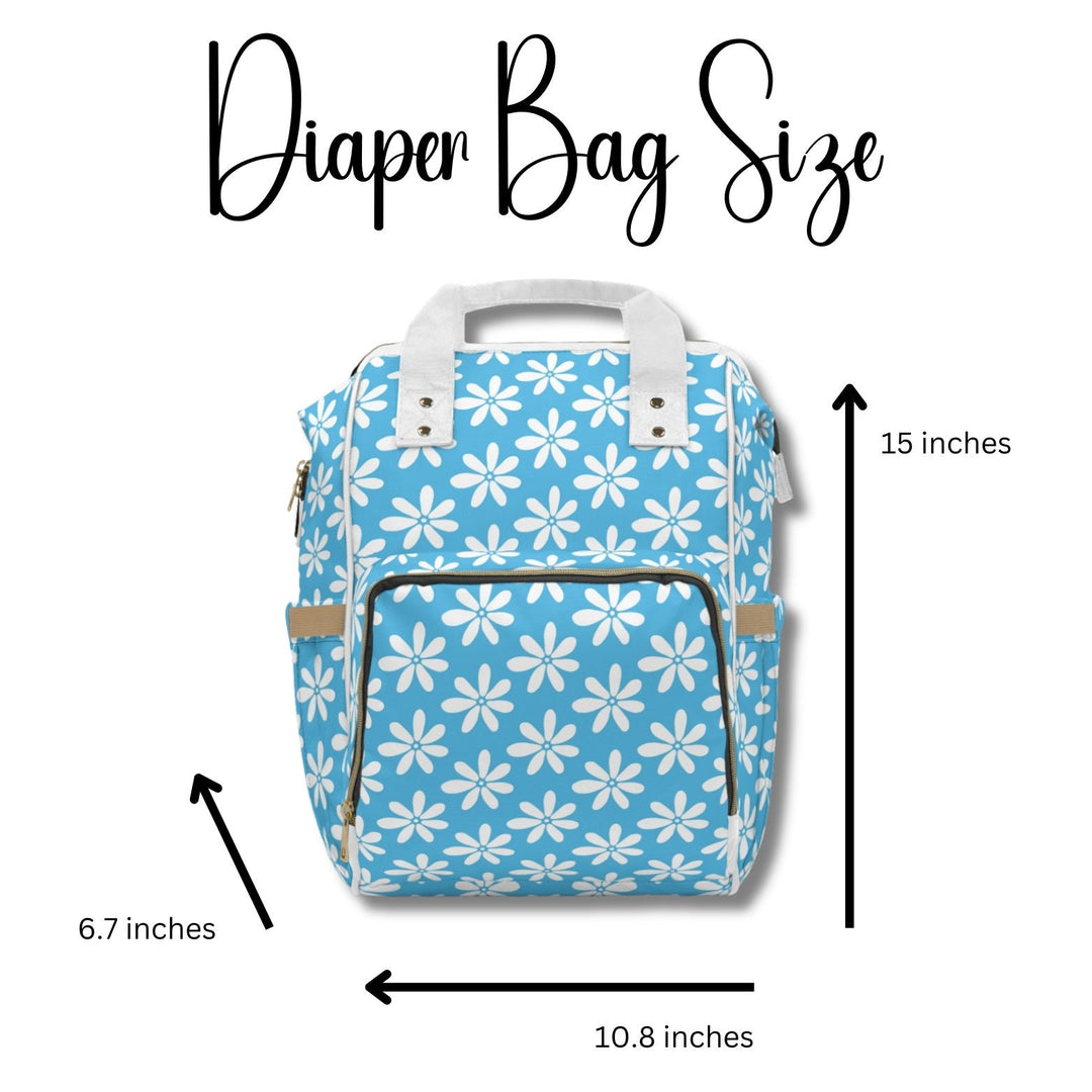 Boho Diaper Bag - Spacious Baby Diaper Backpack With Adjustable Straps & Padded Back Panel
