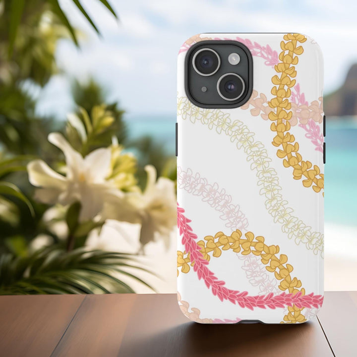 Hawaiian Flower Phone Case - Durable Dual Layer Protection | Floral Tropical Cover