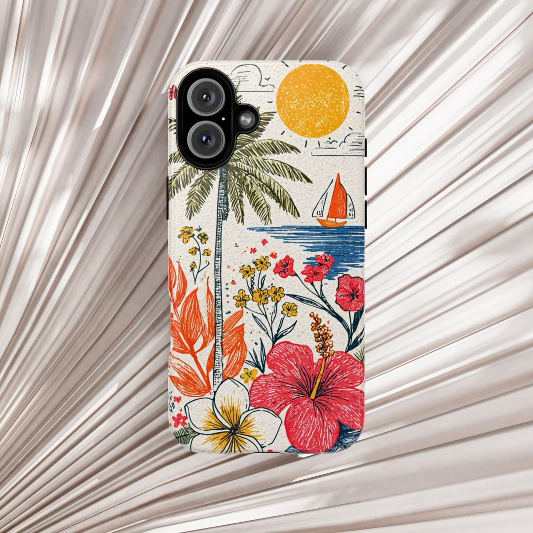Tough Phone Case - Durable Dual Layer Phone Drop Protection With Vibrant Watercolor Design