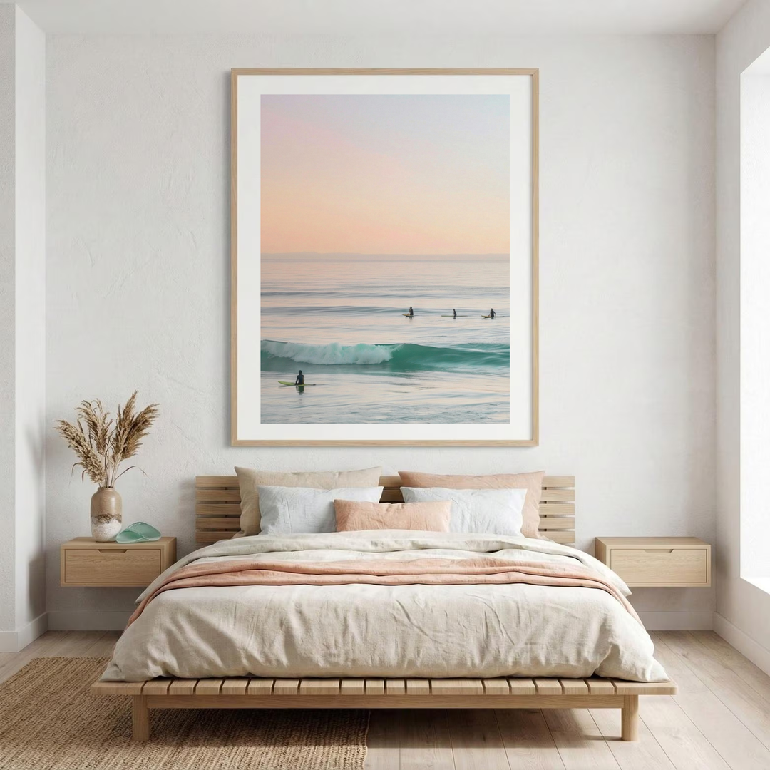 "A Moment in Time" Minimalist Surf Photography Print | Coastal Ocean Wall Art
