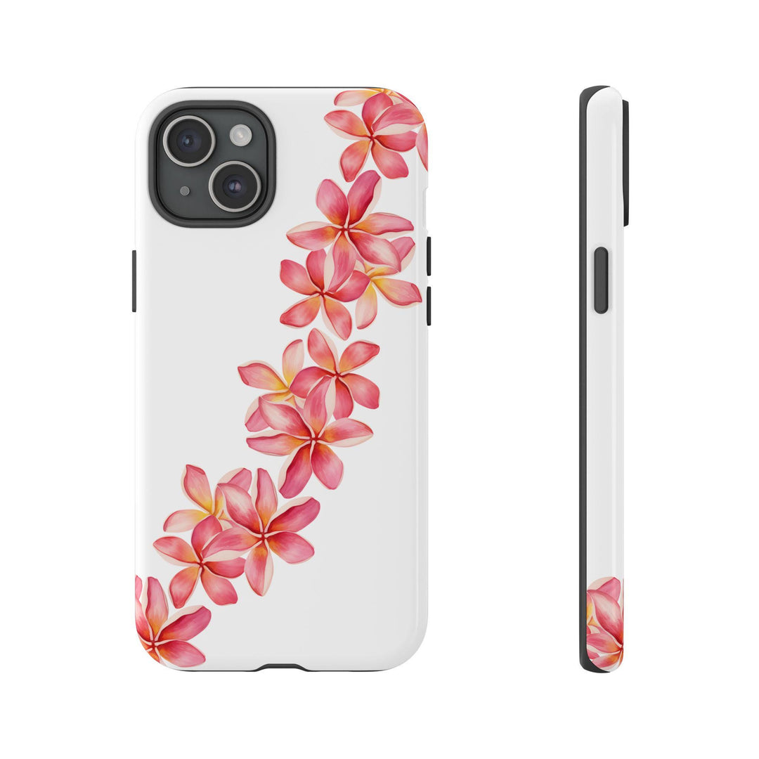 Hawaiian Flower Lei Case – Tough Dual-Layer Phone Case With Wireless Charging