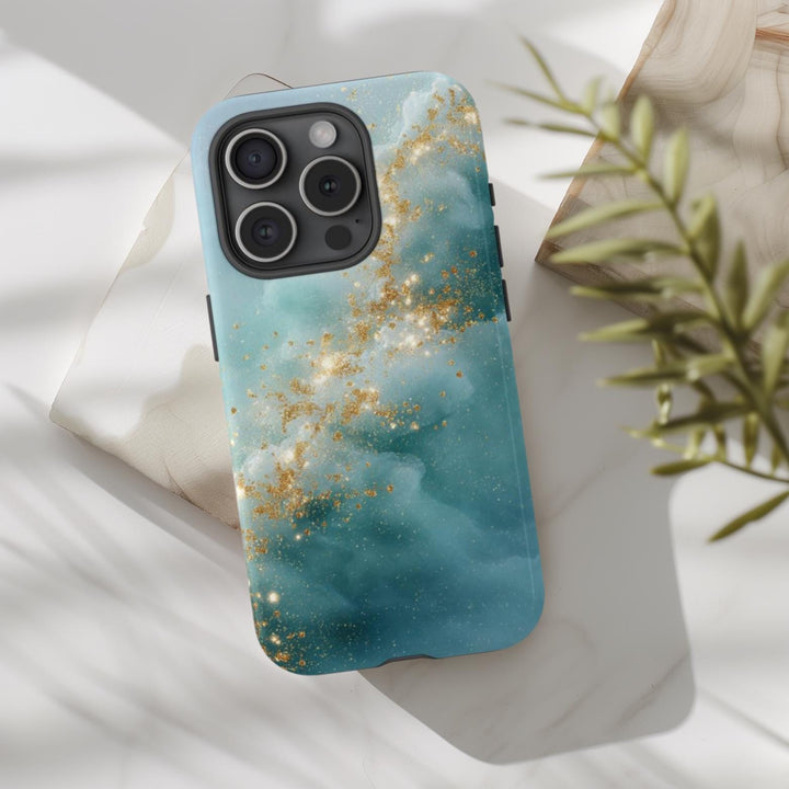 Tough Dual Layer Phone Case | Abstract Ocean Art for iPhone & Samsung