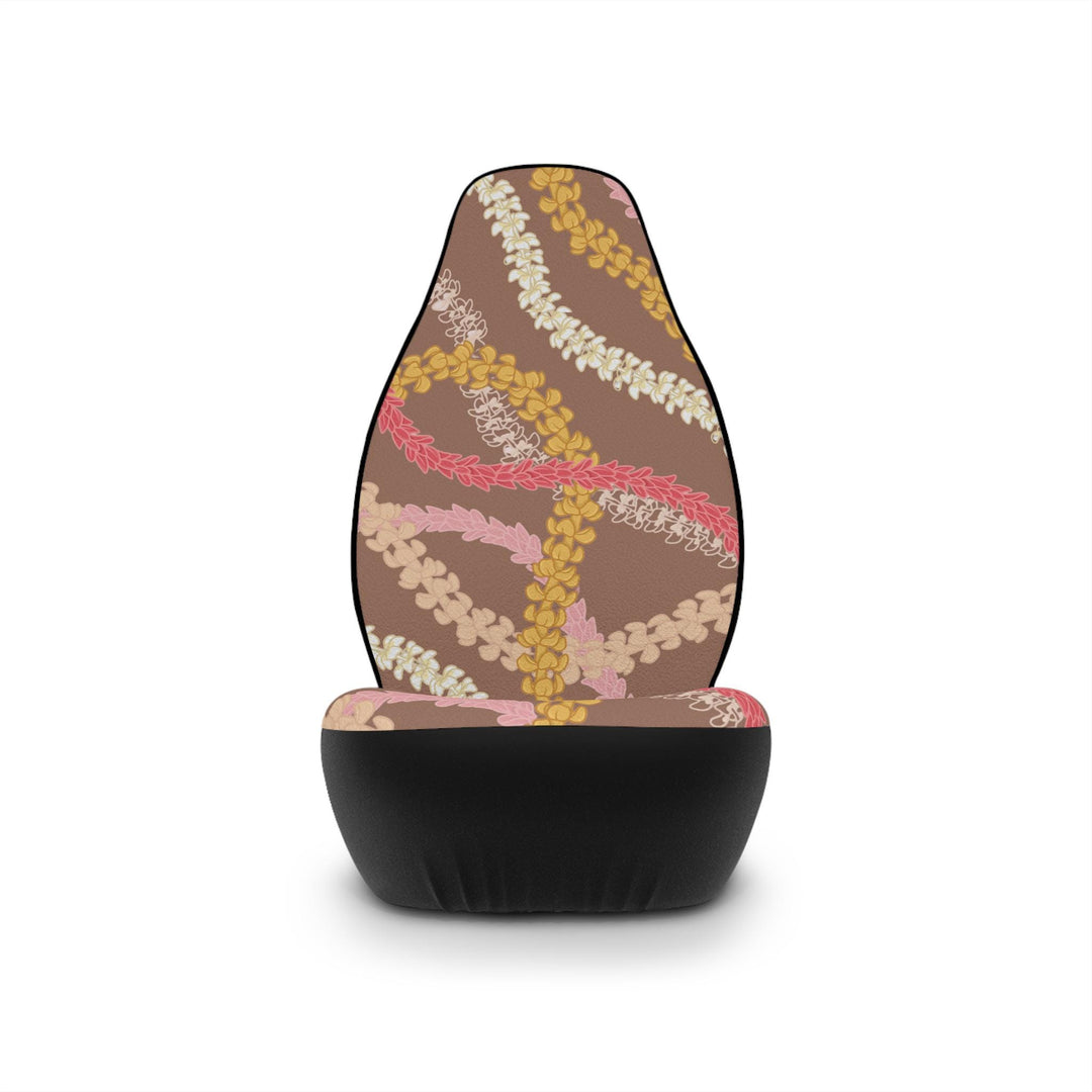Hawaiian Flower Lei Seat Covers (Set of 2) | Universal Fit Tropical Floral & Spill Resistant