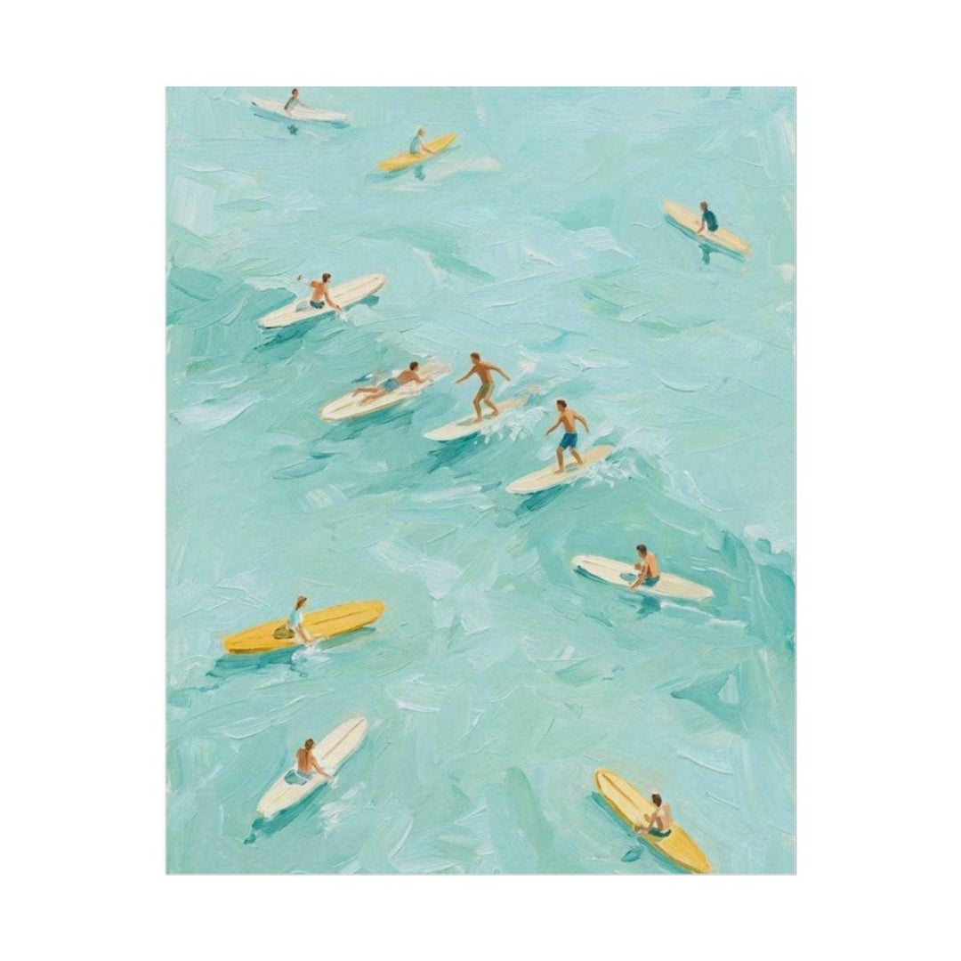 "Sunday Sessions" Coastal Wall Art