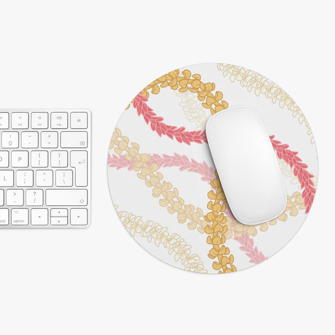Floral Lei Mouse Pad - Soft Neoprene Wrist Support