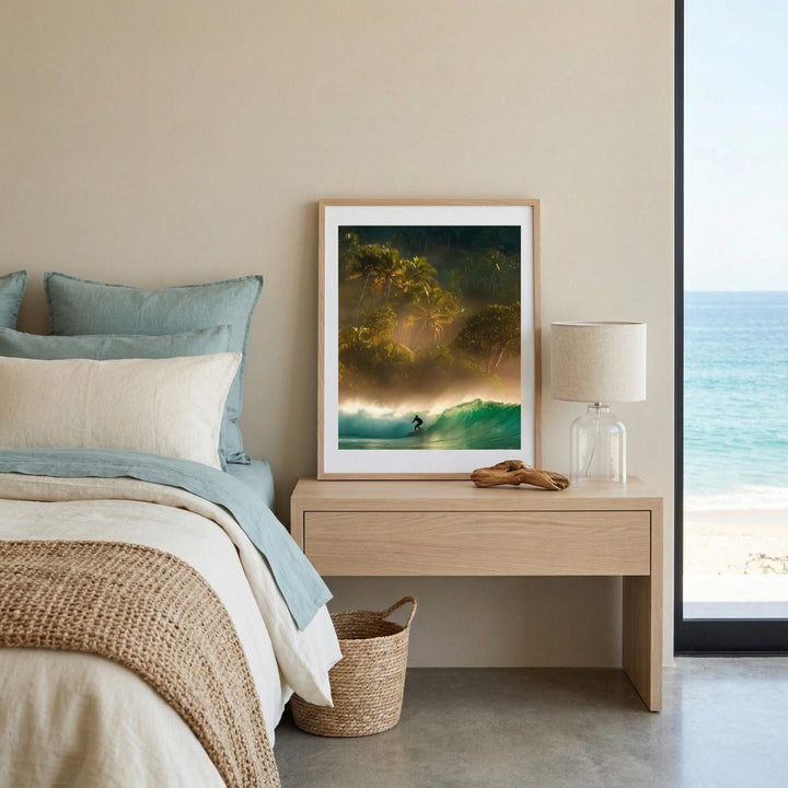 "Out Of Office" Tropical Surf Fine Art Print