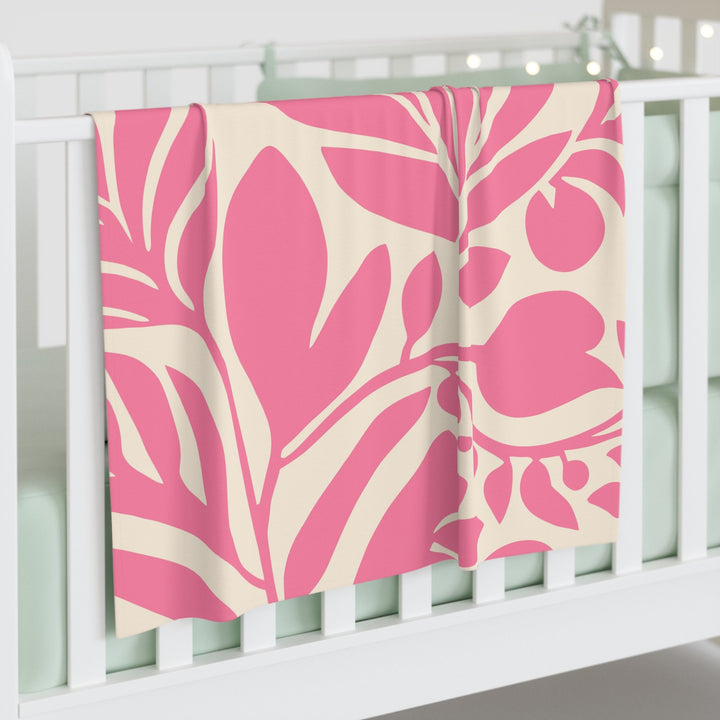 Vintage Hawaiian Baby Swaddle Blanket | Soft Breathable Jersey Polyester Wrap