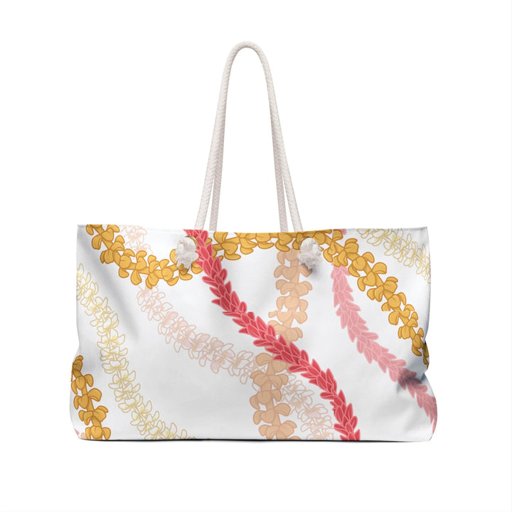 Hawaiian Flower Lei Weekender Travel Bag | Durable Lightweight Beach & Carry-On Tote