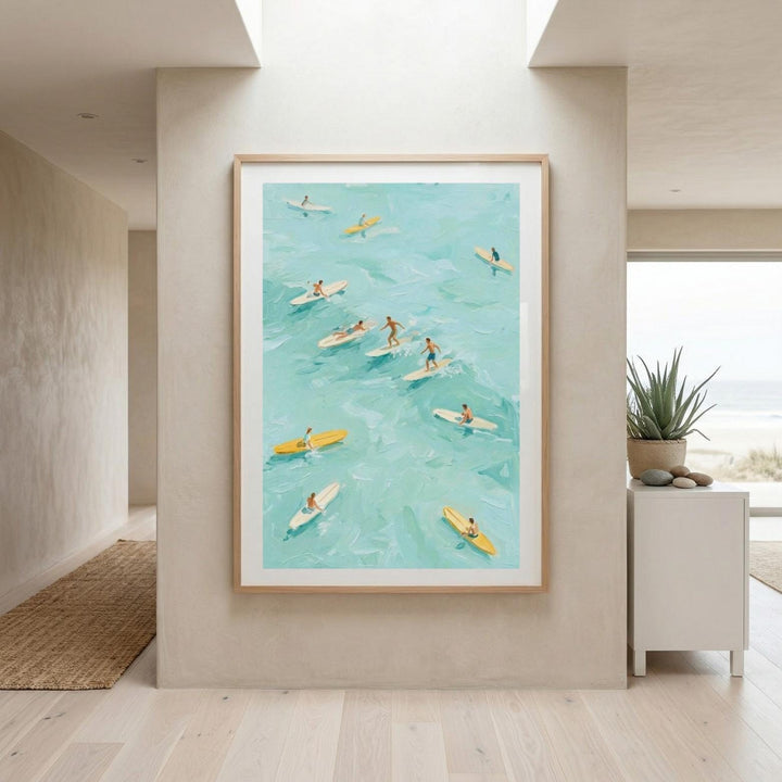 "Sunday Sessions" Coastal Wall Art