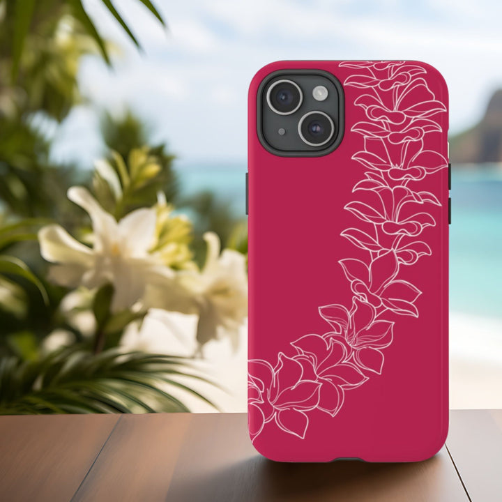 Hawaiian Flower Phone Case – Tough Floral Phone Cover With Durable Protection